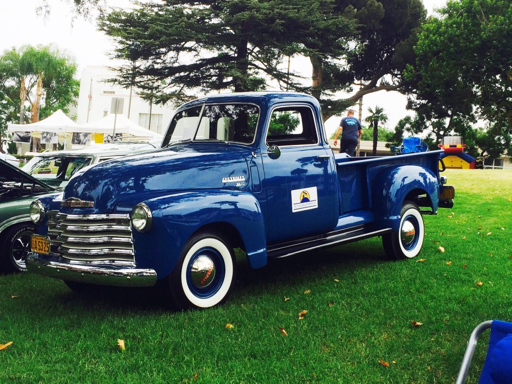Laney’s beautiful Mariner blue 1950 Chevy pickup secured the prestigious Mayor’s Award presented by Mayor Larry Forester